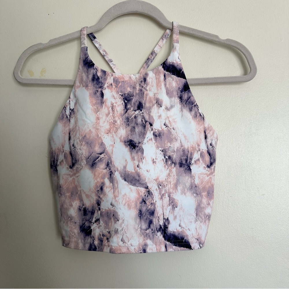 Stylish Women's Marble Print Top